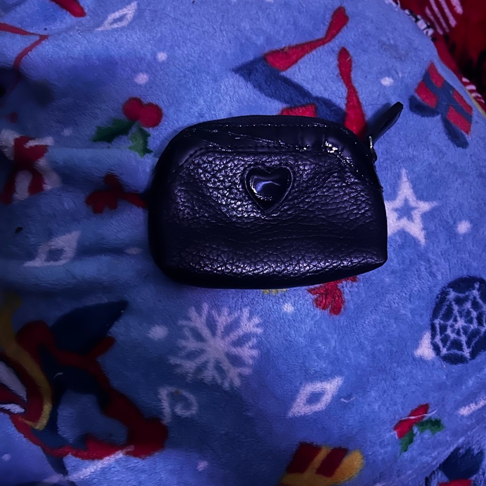 Brighton Black Heart Coin Purse